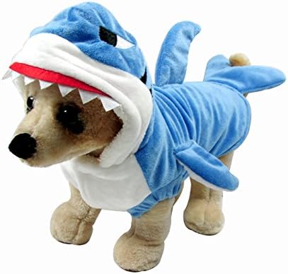 Yoption Puppy Dog Cat Shark kostimi, smiješni kućni ljubimci Halloween Božićna haljina, kućna kapuljača topla odjeća