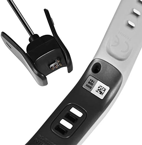 Vivosmart 4 Zamjena punjača USB -a za sinkronizaciju kabela za punjenje podataka kompatibilna s Garmin Vivosmart 4 pametni sat, Black