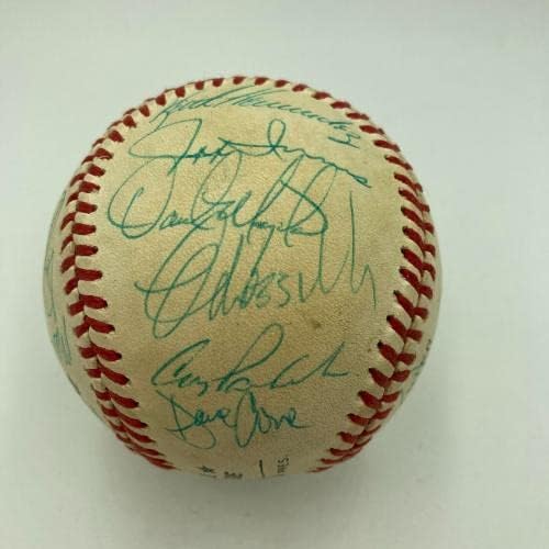 1987. New York Mets tim potpisao je bejzbol Nacionalne lige 29 Sigs Gary Carter - Autografirani bejzbol