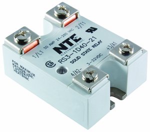 NTE Electronics RS3-1D12-41M Series R3 R3 SOLID STATE AC i DC napajanja, SPST-NO kontaktni aranžman, Povratak na dvostruki SCRS, 3,5-32
