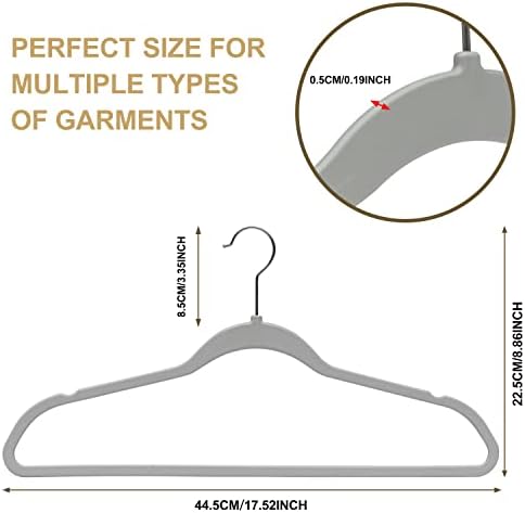 Kvalitetne vješalice vješalice za odjeću 50 pakiranja-plastične vješalice za odjeću bez baršuna-Set vješalica za kapute za teške uvjete