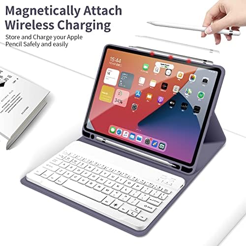 Kenke futrola za iPad Air 5th/4. generacija 10,9 inča 2022/2020, Stand folio pametni poklopac s držačem olovke, magnetski odvojiva