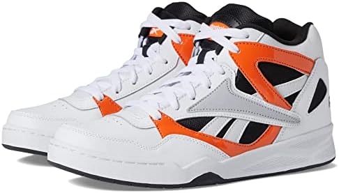 Reebok Unisex BB4590 Visoka gornja košarkaška cipela, bijela/crna/razbijana narančasta, 11 američkih muškaraca