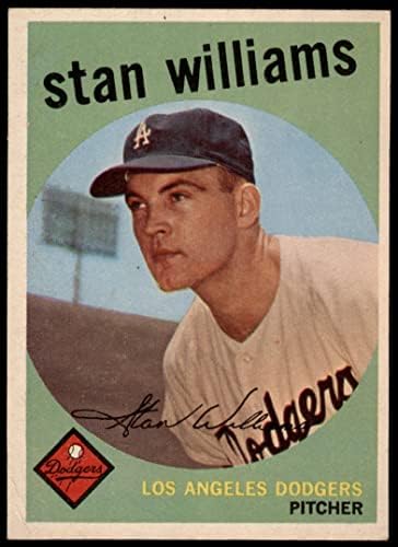 1959. Topps 53 Stan Williams Los Angeles Dodgers Ex/Mt Dodgers