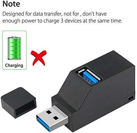 KXDFDC USB 3.0 Adapter produžni kabel Mini Splitter Box 3 za PC laptop Mobilni telefon brzi čitač U-ova