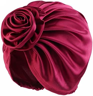 Elastični turban cvjetni šešir za žene boemske kape s vezicama mekani udobni omot turban muslimanska modna kemoterapijska traka za