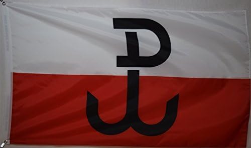 Poljski otpor vojske Pokret Pokret Svjetskog rata Povijesna garaža podrumska zastava 3x5 stopa