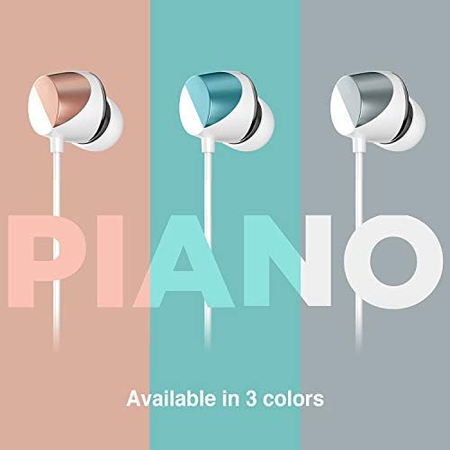 Tunai Piano Audiophile slušalice - hi -res ušne uši s dvostrukim vozačima za nevjerojatan uravnoteženi zvuk i jasan visoki toran -