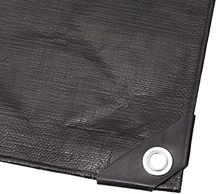 kommercijalna teška crna pol Tarp, 12 x 20 ft., 1-pack