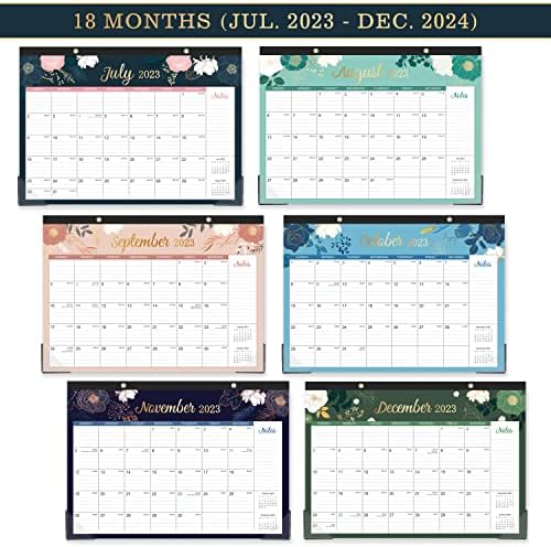 Kalendar stola 2023-2024-18 mjeseci kalendar stola/zidni kalendar 2023-2024, srpanj 2023.-prosinac 2024, 17 x 12, kalendar stola od
