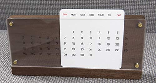 Drvena trajna podesiva kalendar radna površina godišnjeg planera za školu kućnog ureda