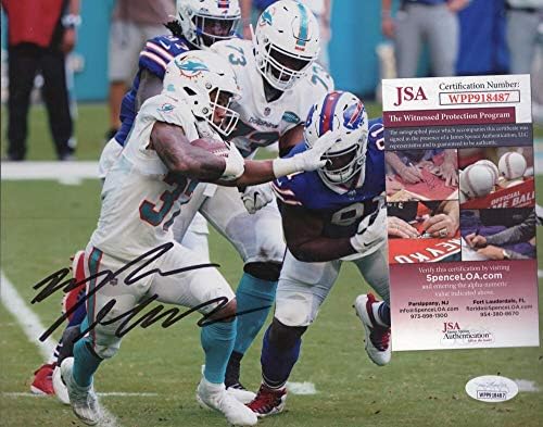 Myles Gaskin Miami Dolphins potpisao je autogramirani 8x10 Photo JSA WPP918487