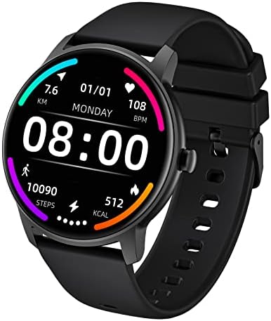 SeaWow Smart Watch & Fitness Tracker BT5.0 1.28 Zaslon osjetljiv na dodir za Android & iOS, tragač aktivnosti s otkucajem srca, kisikom