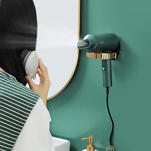 Držač za sušilo za kosu u obliku zidnog prstena Plastični držač puhala za kupaonicu ljepljivi zidni držač za sušilo za kosu