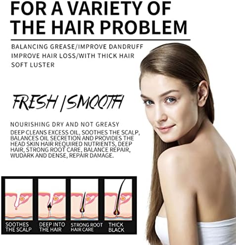 Mqshuhenmy đumbir šampon za reprodukciju kose, šampon za rast kose, šampon od đumbira, šampon od đumbira, organski đumbir poligonum