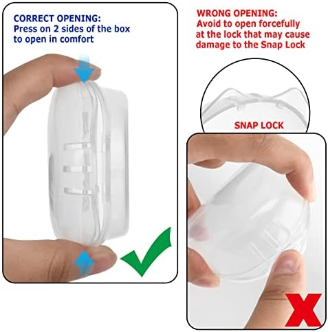 Kozmos 2 PCS Sport Stražarska kutija za čuvanje usta, kutija za skladištenje u usta, zatvaranje zaključavanja s otvorima za odzračivanje