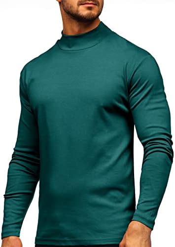Rela bota muški pola kornjača pulover dugih rukava Osnovni dizajnirani donji košulja Stres Slim Fit džemperi
