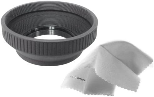 Canon Vixia HF M301 Pro digitalna leća Hood + NWV izravna krpa za čišćenje mikrovlakana.