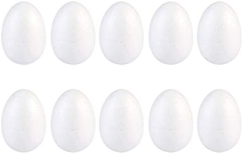 Sewacc Božićni ukrasi zanatska pjena 20pcs uskrsna pjena jaja slika zanatsko jaje jaje ručno izrađeno jaje za slikanje uskrsnog zanata