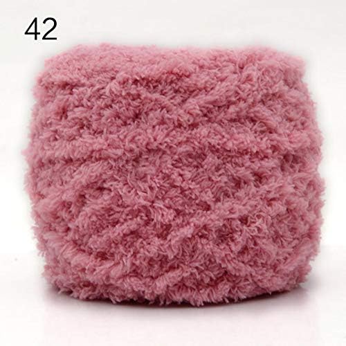 500g / paket / 5kom jednobojna pređa od koraljnog kašmira za pletenje debelim vunenim koncem / pređa za djecu / odrasle džemper šal