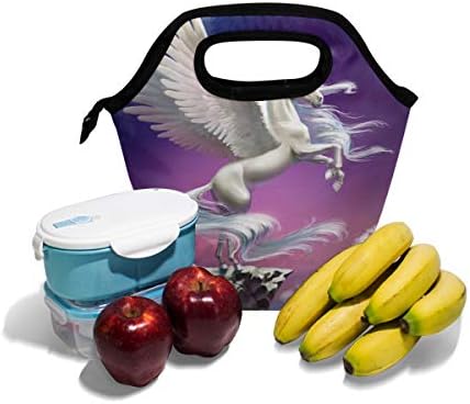 Izolirana torba za ručak, kutija za zamrzavanje za djecu, žene, djevojčice, dječake i muškarce, čarobni hladnjak s jednorogom, Prijenosna