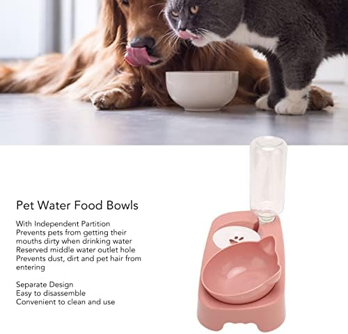 Zdjele za hranjenje kućnih ljubimaca, uklonjiva automatska pojilica za mačke, set zdjela za hranjenje štenaca za pse srednje veličine