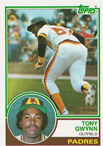 Tony Gwynn 1983 Topps Padres Rookie Baseball Card 482 RC SDSU AZTECS HOF 2007 1 - BASEBALL SLABBED ROOKIE KARTICE
