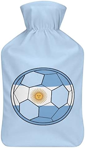 Argentinska zastava nogometna torba s toplom vodom s poklopcem tople gumene boce za ubrizgavanje za krevet menstrualne boli grčevi