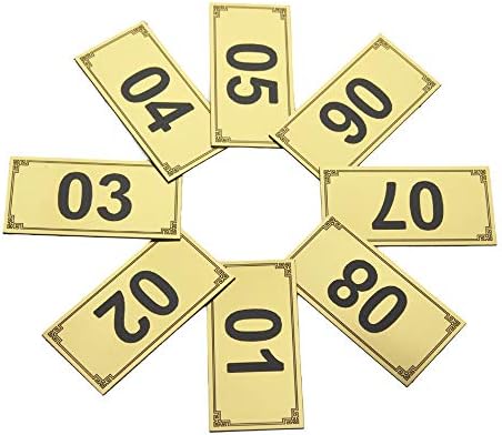 MUKA 25 PCS znakovi vrata sa samoljepljivom vrpcom, oznake brojeva za hotel, apartman, spavaonicu 1-25
