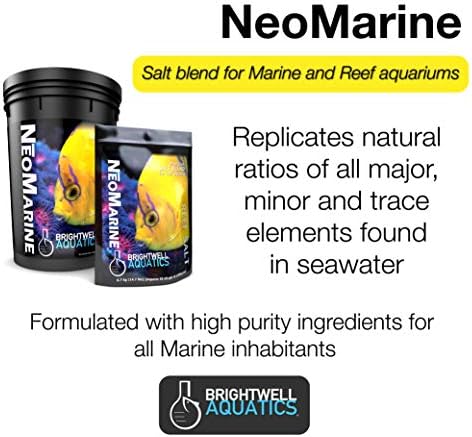 Brightwell Aquatics Neomarine - mješavina morske soli za greben akvarij, 150 -gal