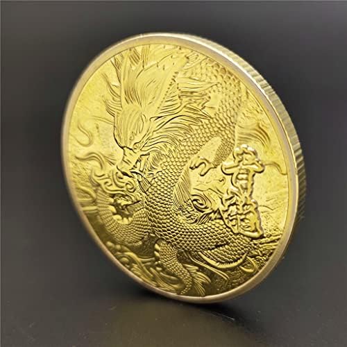 Kineski povoljni zmajevi kovanice, četiri mitske zvijeri, kovanice zelenih zmajeva, zmajevi novčići