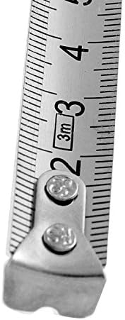 Iivverr prijenosni 1m 2m 3 metra samo povučena čelična traka Mjera alat za mjerenje 3 u 1 (Herramienta portátil de Medición de cinta