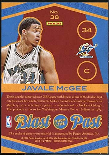 Javale McGee Card 2014-15 Hoops Blast iz prošlih memorabilija 38