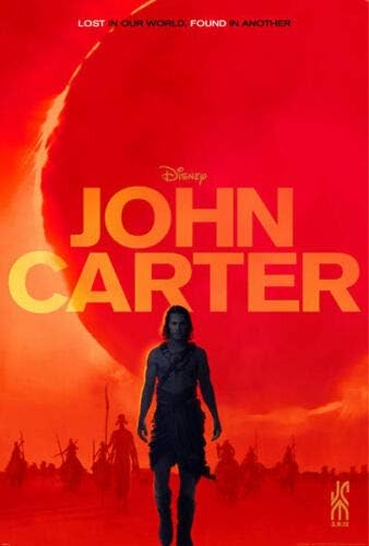 John Carter 2012 D/S Advance Rollid Movie Poster 27x40