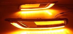 Kit dnevna svjetla Auto-Tech 18-Pics light, promjene led sa žutom bojom rukavca DRL svjetla za Honda CR-V CRV 2015-