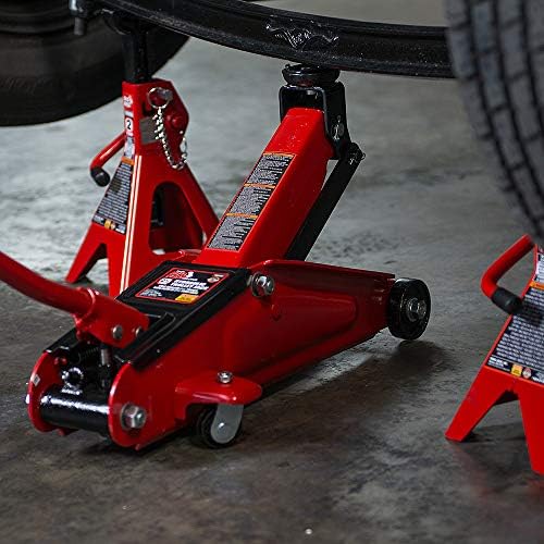 Velika crvena hidraulična kolica za servisiranje poda od 9825013 do 1 do poda s torbicom za nošenje kalupa za puhanje, nosivost 2,5