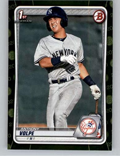 2020. Bowman Prospects Camo BP-139 Anthony Volpe RC Rookie New York Yankees MLB Trading Card