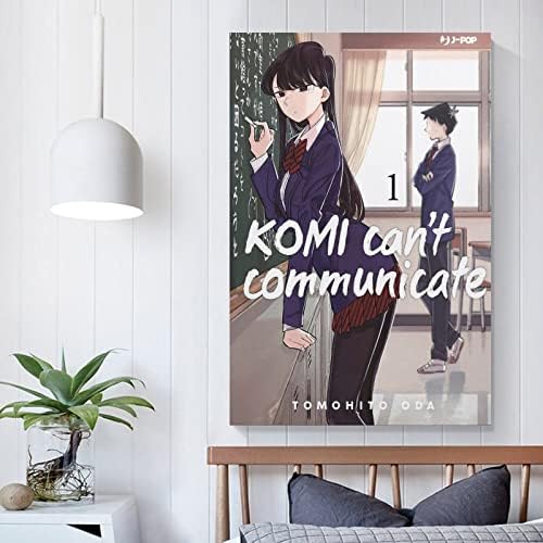 Anime plakati komi ne mogu komunicirati platnene otiske anime djevojke plakat platno zidne umjetničke otiske za zidni dekor dekor dekor