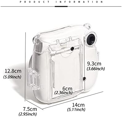 Prozirna Torbica za fotoaparat za fotoaparat s džepom za film za fotoaparat za trenutni ispis, držač za fotografije u prozoru s uklonjivim