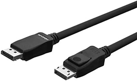 Nixeus VESA certificirani DisplayPort 1.4 HBR3 kabel - Podržava monitore za igre HDR -a, FreeSync, G -Sync, Adaptive Sync, 4K 144Hz,