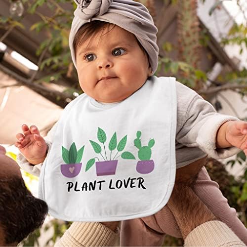 Ljubitelj biljaka Baby Bibs - citati tiskane bebe za hranjenje pirja - slatke bibnje za jelo