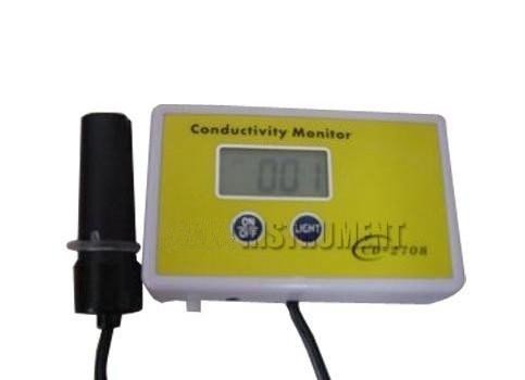 Gowe Aquarium Analizator ispitivača provodljivosti Analizator Analizator raspon0,00-1999US ATC 5.6V adapter za napajanje ili unutarnja