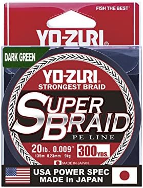 Yo-Zuri Super pletenica 300 dvorišta kalem tamnozelena 20 lb
