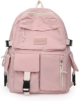 Jednostavno platno ruksak veliki kapacitet Učenik hit boja za laptop Srednja školska torba za knjige casual prijenosni prijenosni ruksak