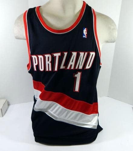 2006-07 Portland Trail Blazers Jarrett Jack 1 Igra izdana Black Jersey 50 521 - NBA igra se koristila