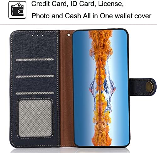 Torbica za novčanik za novčanik 2021., preklopna folija od prave kože od kravlje kože s držačem kreditne kartice, držačem gotovine,