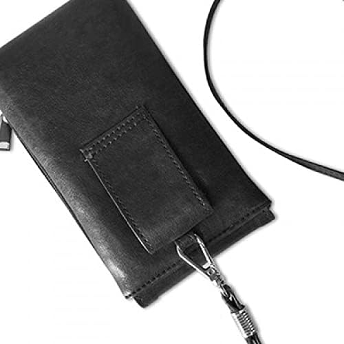 Kanadski nacionalni simbol orijentir uzorka Telefonska torbica za novčanik Viseti mobilna vrećica Crni džep