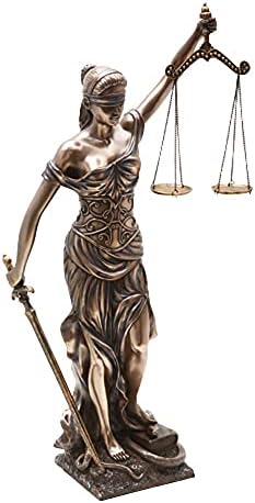 18 Slijepa dama Vaga pravde odvjetnika odvjetnika odvjetnika figurica