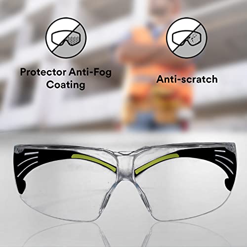 3M SF401AF SecureFit 400 Zaštitne naočale serije, bistra leća, anti-mag