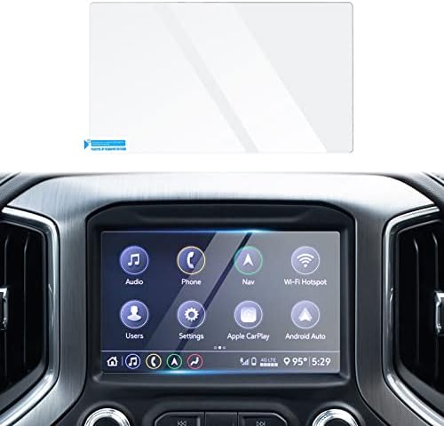 AutArder Custom Fit za zaslon Protector -2019 2020 2021 GMC Sierra 1500 2500HD 3500HD pribor Karjesno staklo 9H Navigacijsko zaslon